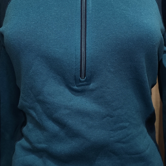 Patagonia Tops - Patagonia Teal Quarter-Zip Sweatshirt